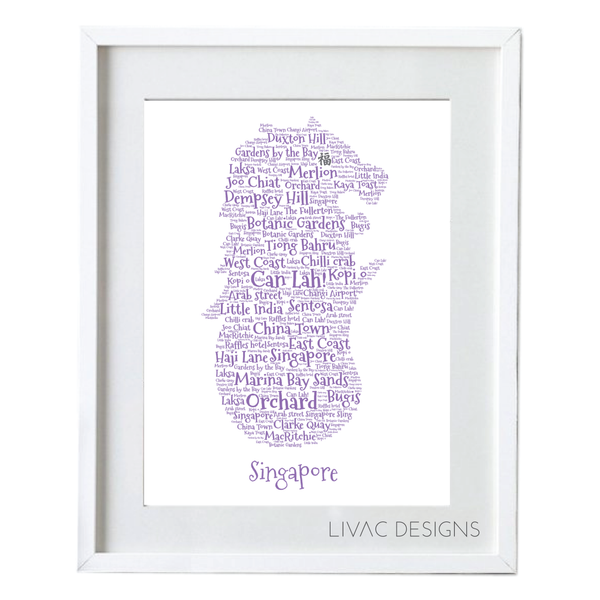 Merlion Personalized Word Art