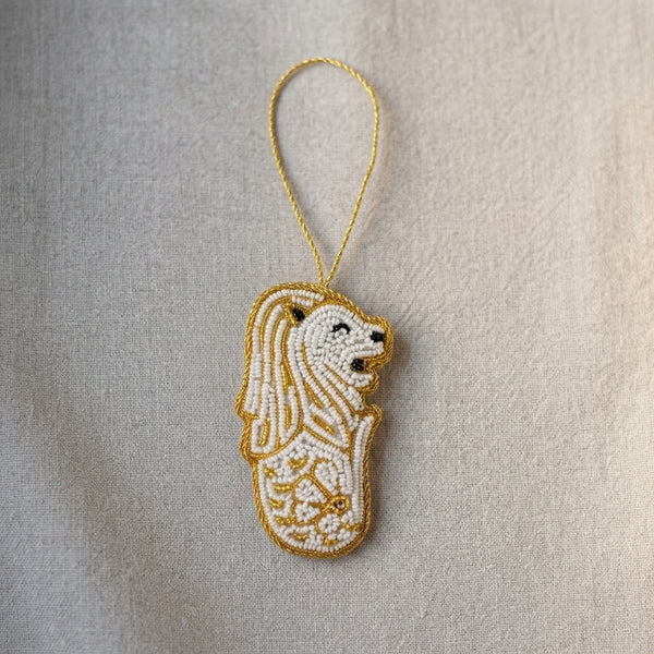 Singapore Hand Made Hanging Ornament - Merlion