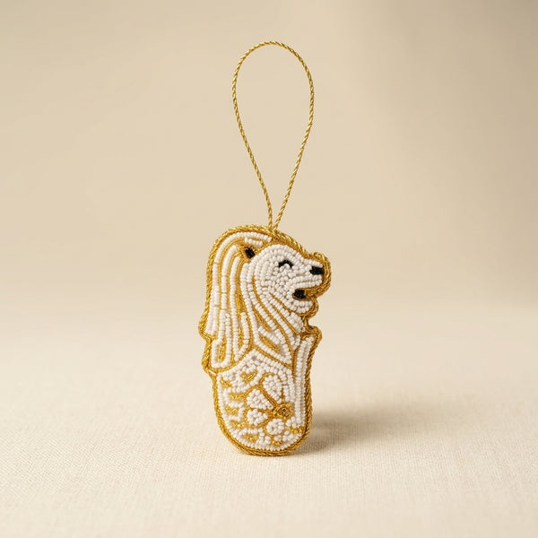 Singapore Hand Made Hanging Ornament - Merlion