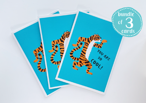 Bundle - 3 greeting cards - You are so cool!