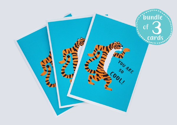 Bundle - 3 greeting cards - You are so cool!