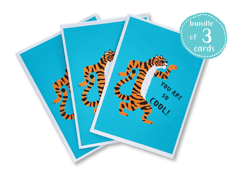 Bundle - 3 greeting cards - You are so cool!