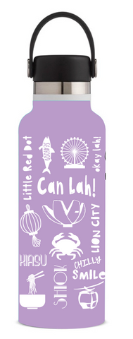 Thermo Flask - Singapore Can Lah! collection - Lillac