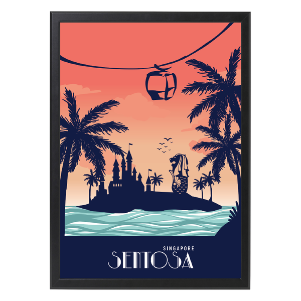 Sentosa - Travel Poster