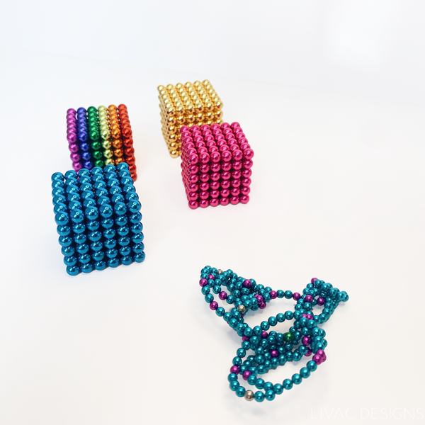 Decompression Creative Toy - Magnetic Cube (multicolor 5mm)