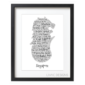 Merlion Personalized Word Art