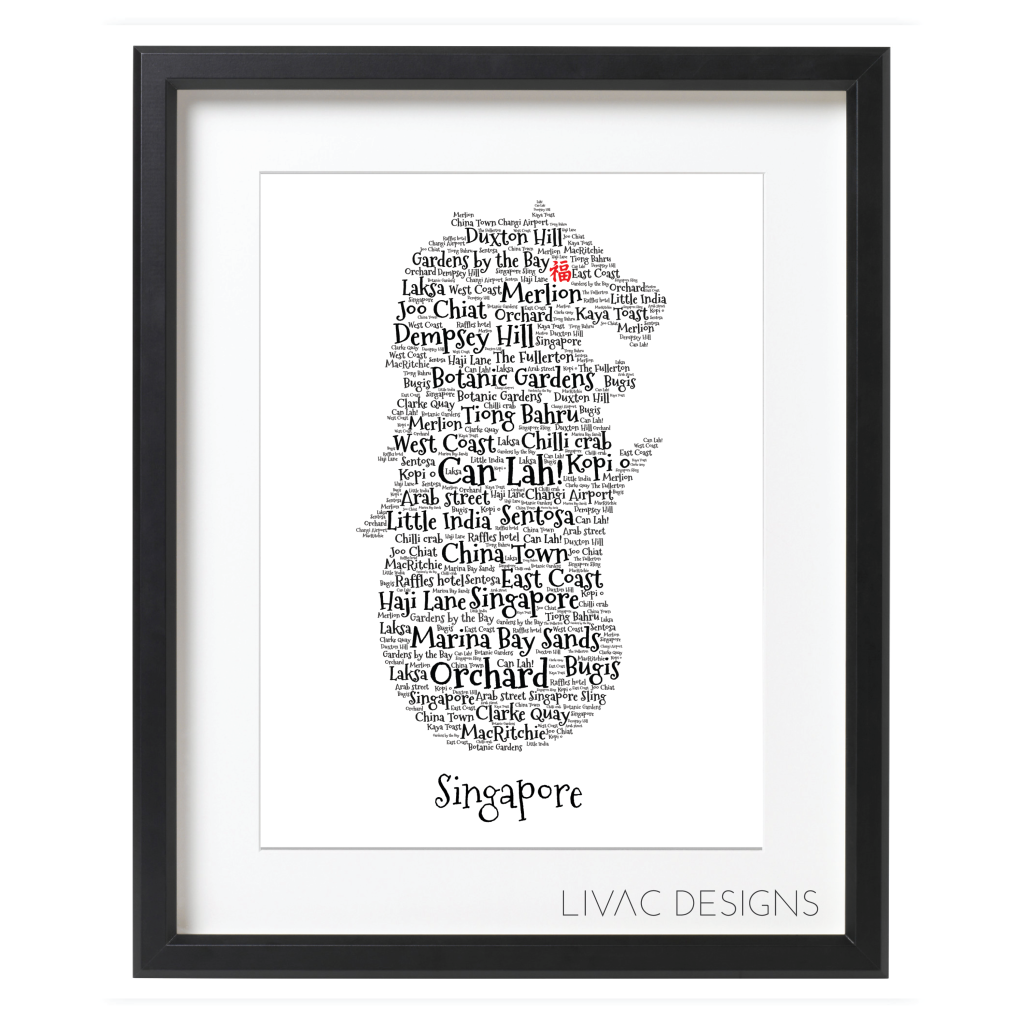 Merlion Personalized Word Art